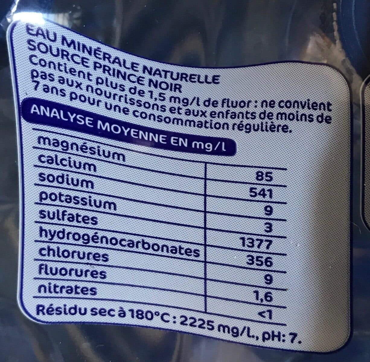 Marque Repère Eau minérale naturelle source de magnésium - 6 x 1 l UNITÉ packshot