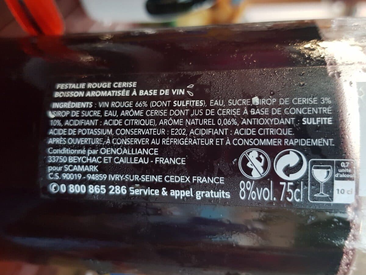Marque Repère Rouge cerise packshot