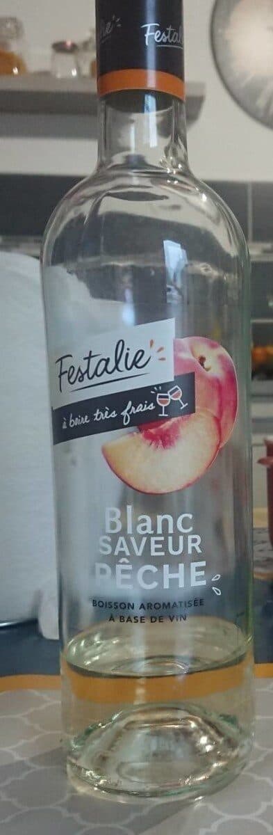 Marque Repère Blanc saveur pêche packshot