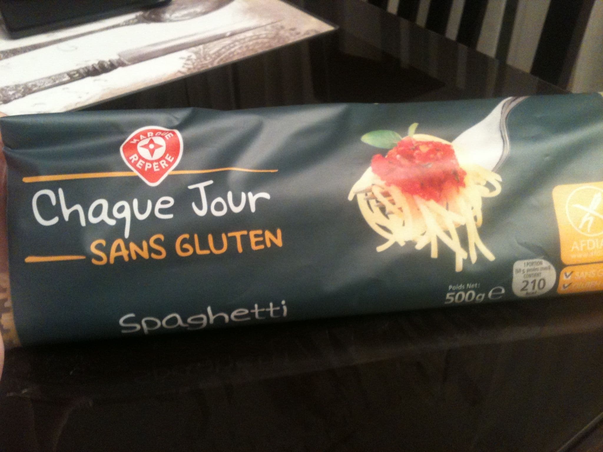 Chaque Jour Sans Gluten Spaghetti sans gluten packshot