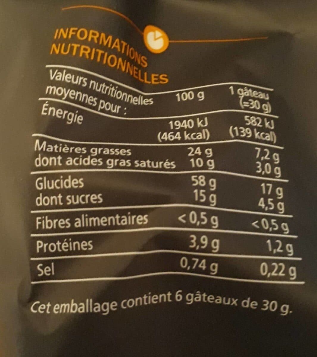 Chaque Jour Sans Gluten Coquilles moelleuses x6 Chaque Jour Sans Gluten packshot