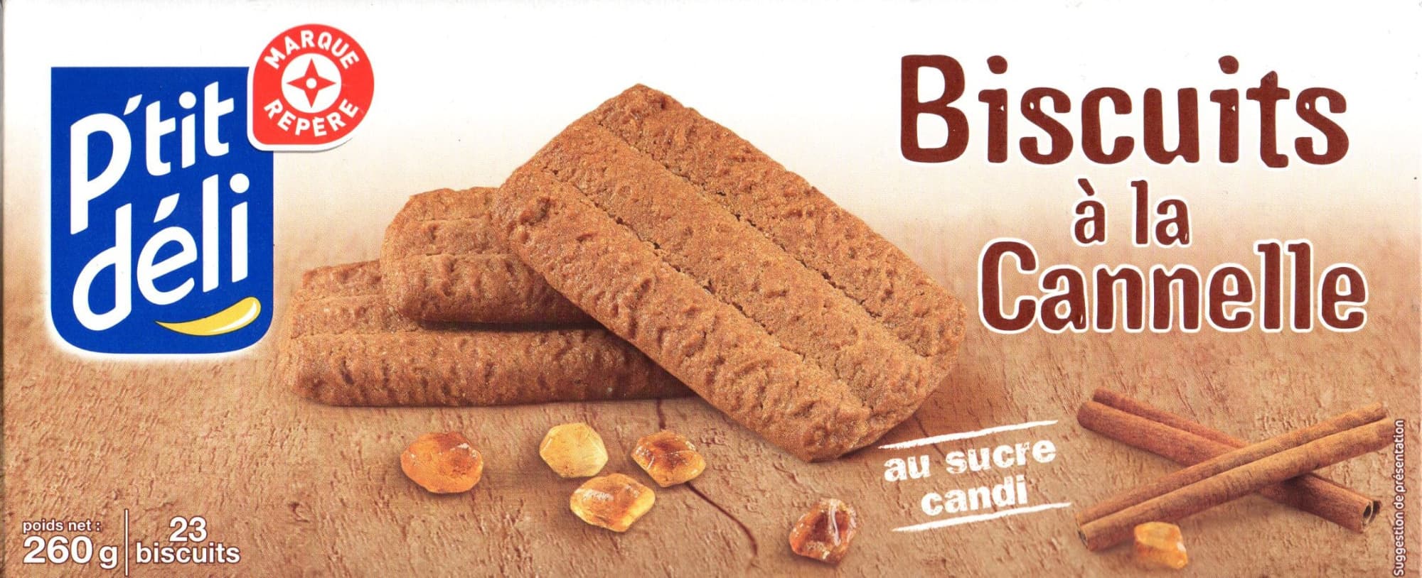 Marque Repère Biscuits à la Cannelle - au sucre candi packshot