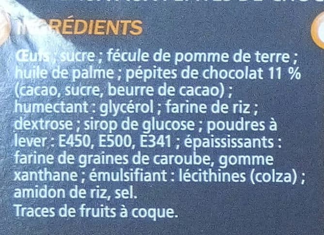 Chaque Jour Sans Gluten Gâteaux aux pépites de chocolat packshot