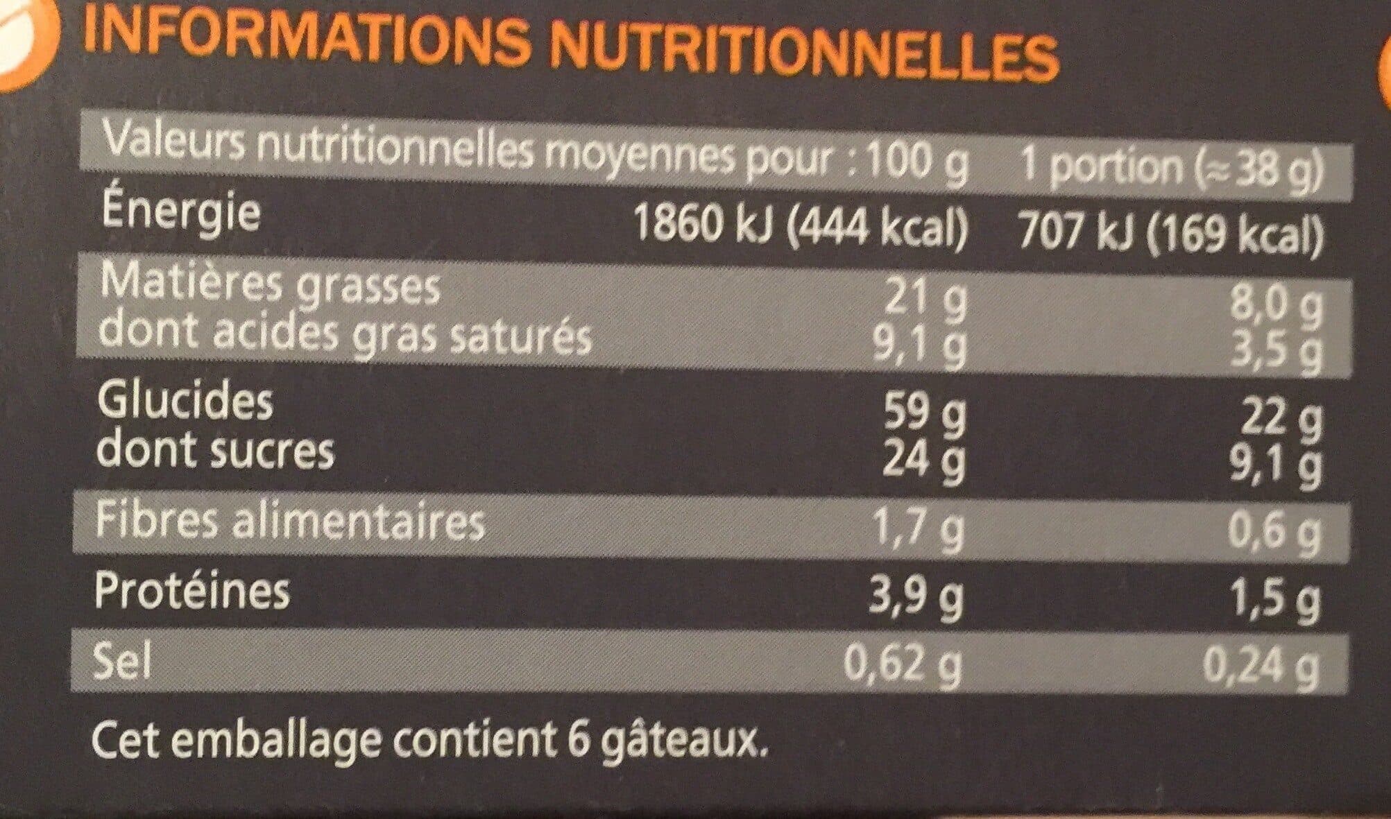 Chaque Jour Sans Gluten Gâteaux aux pépites de chocolat packshot