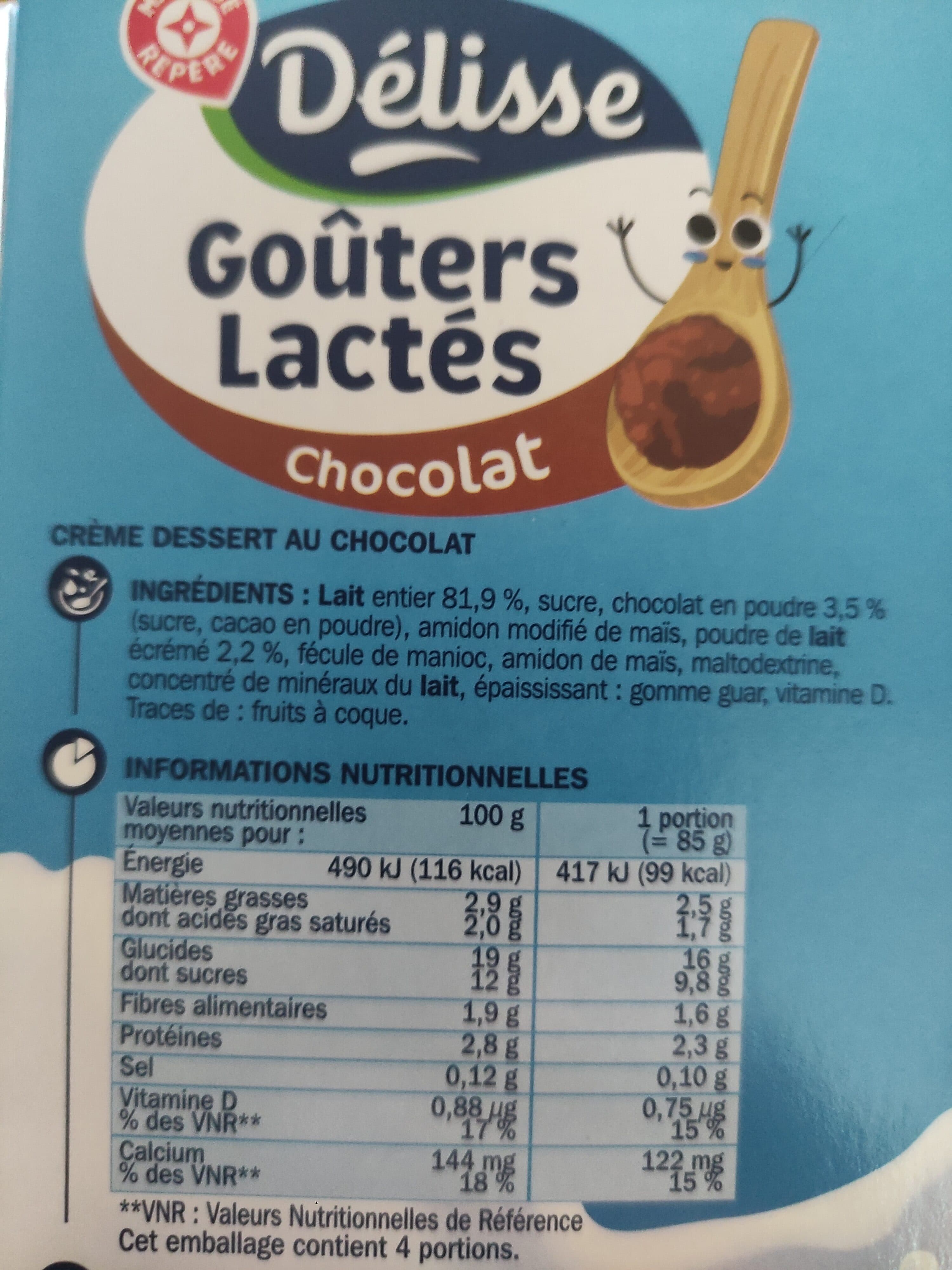 Délisse Crème dessert chocolat packshot