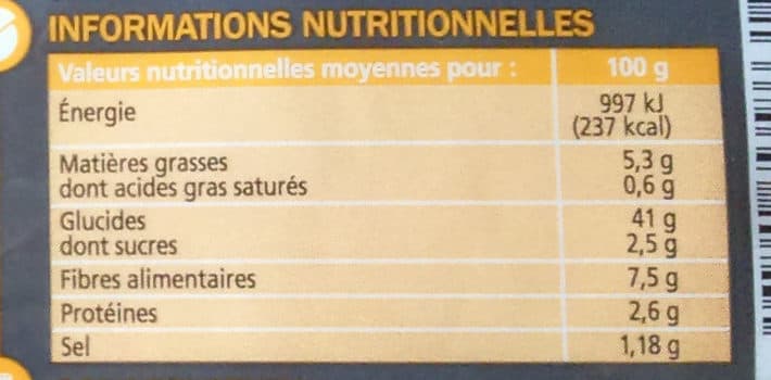 Chaque Jour Sans Gluten Pain de mie nature sans gluten packshot