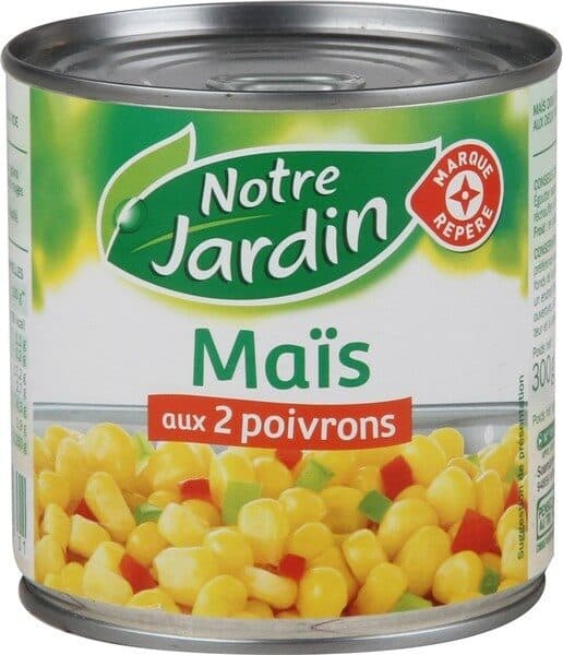 Marque Repère Maïs aux 2 Poivrons packshot