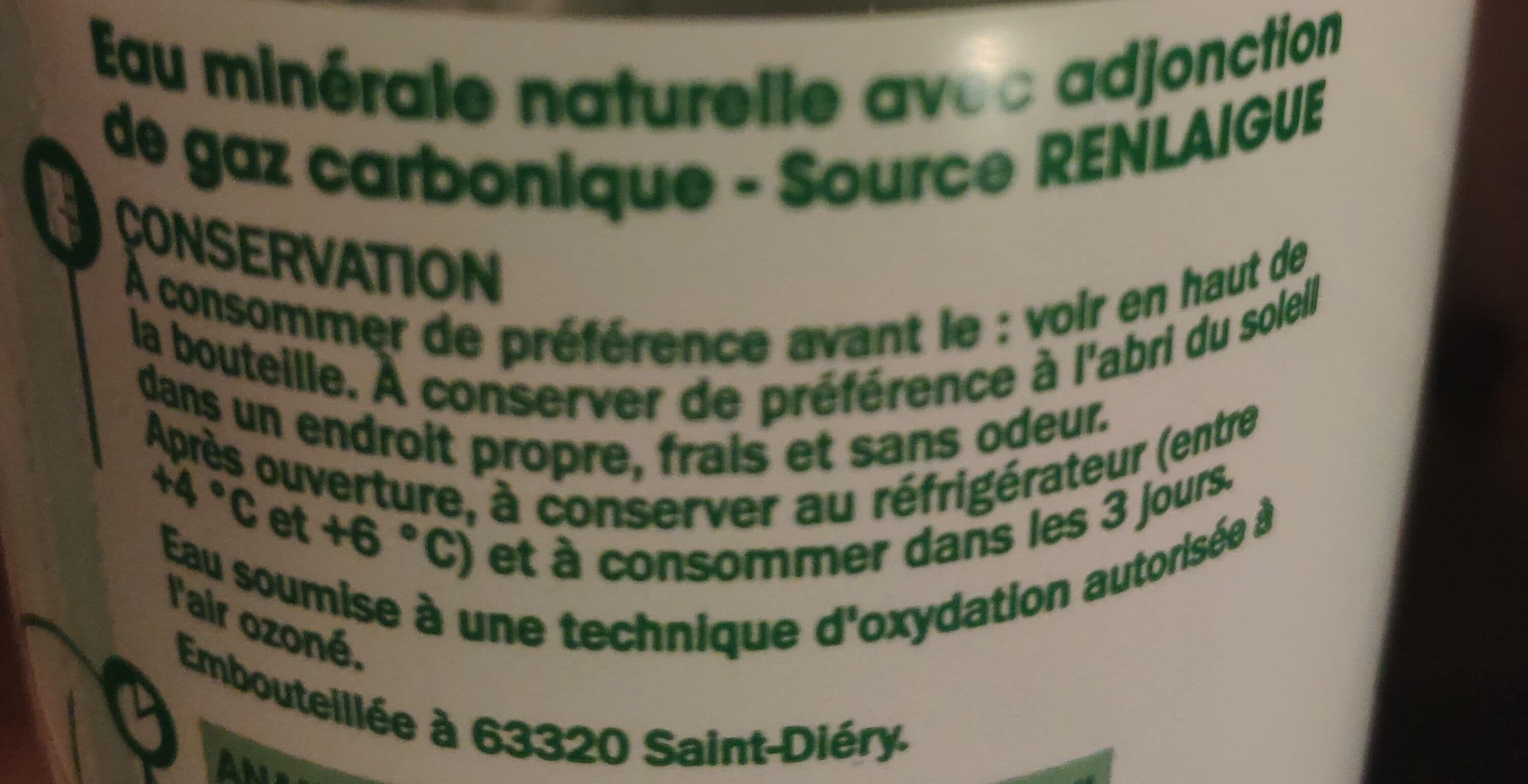 Marque Repère St Diéry eau minérale naturelle pétillante packshot