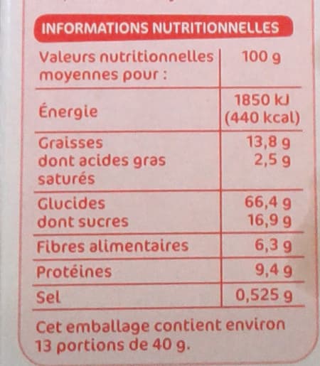 Marque Repère Muesli croustillant fraises packshot