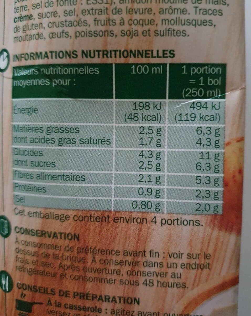 Marque Repère Potage gourmand légumes au fromage fondu packshot