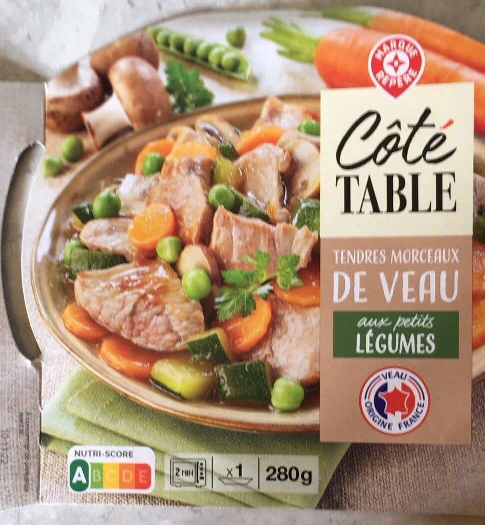 Marque Repère Veau et ses petits légumes packshot