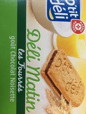 Marque Repère Déli matin Fourrés chocolat/noisette packshot