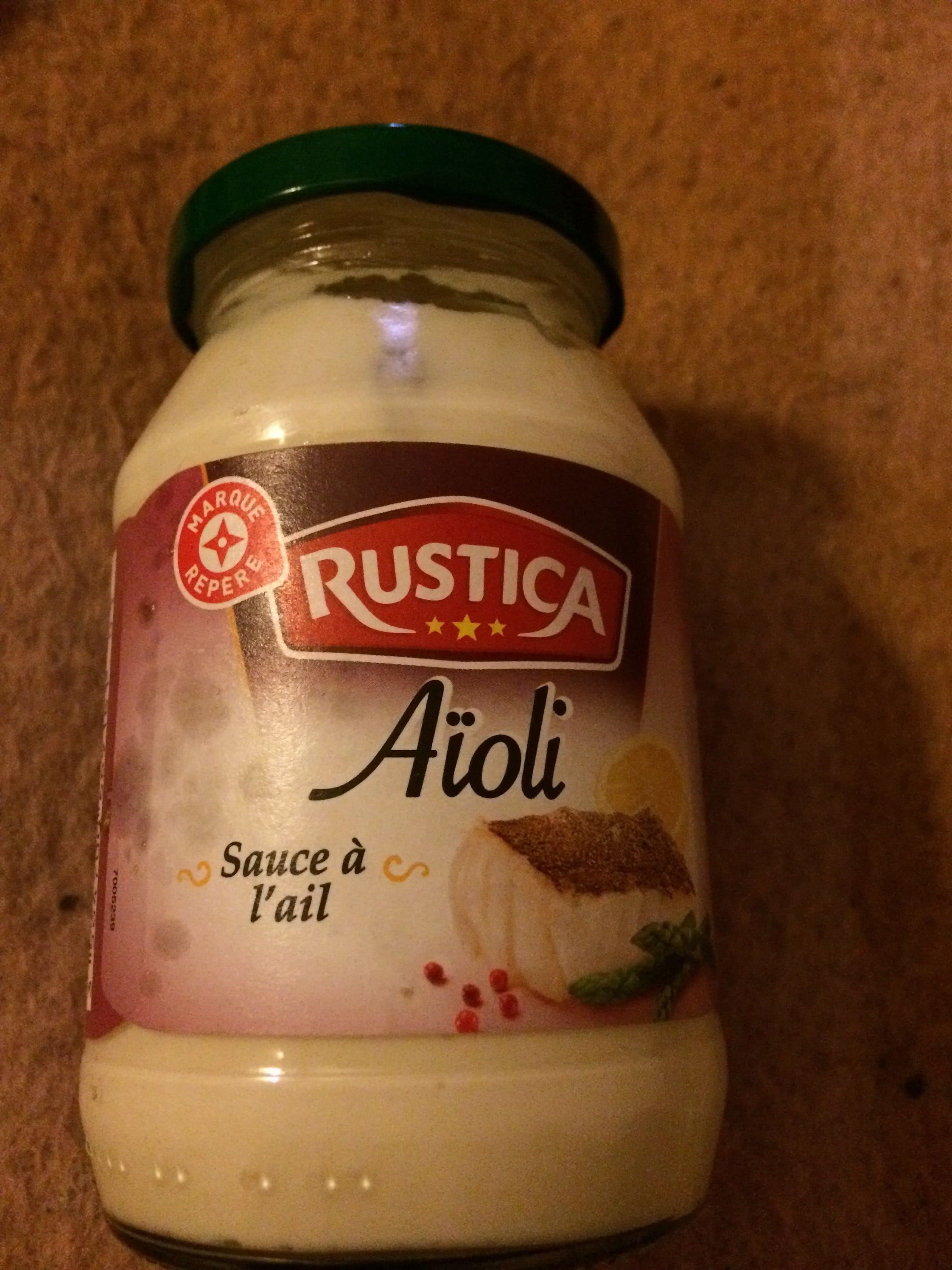 Marque Repère Sauce aïoli - pot packshot