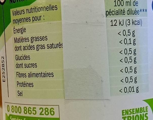 Marque Repère Jus Citron vert packshot
