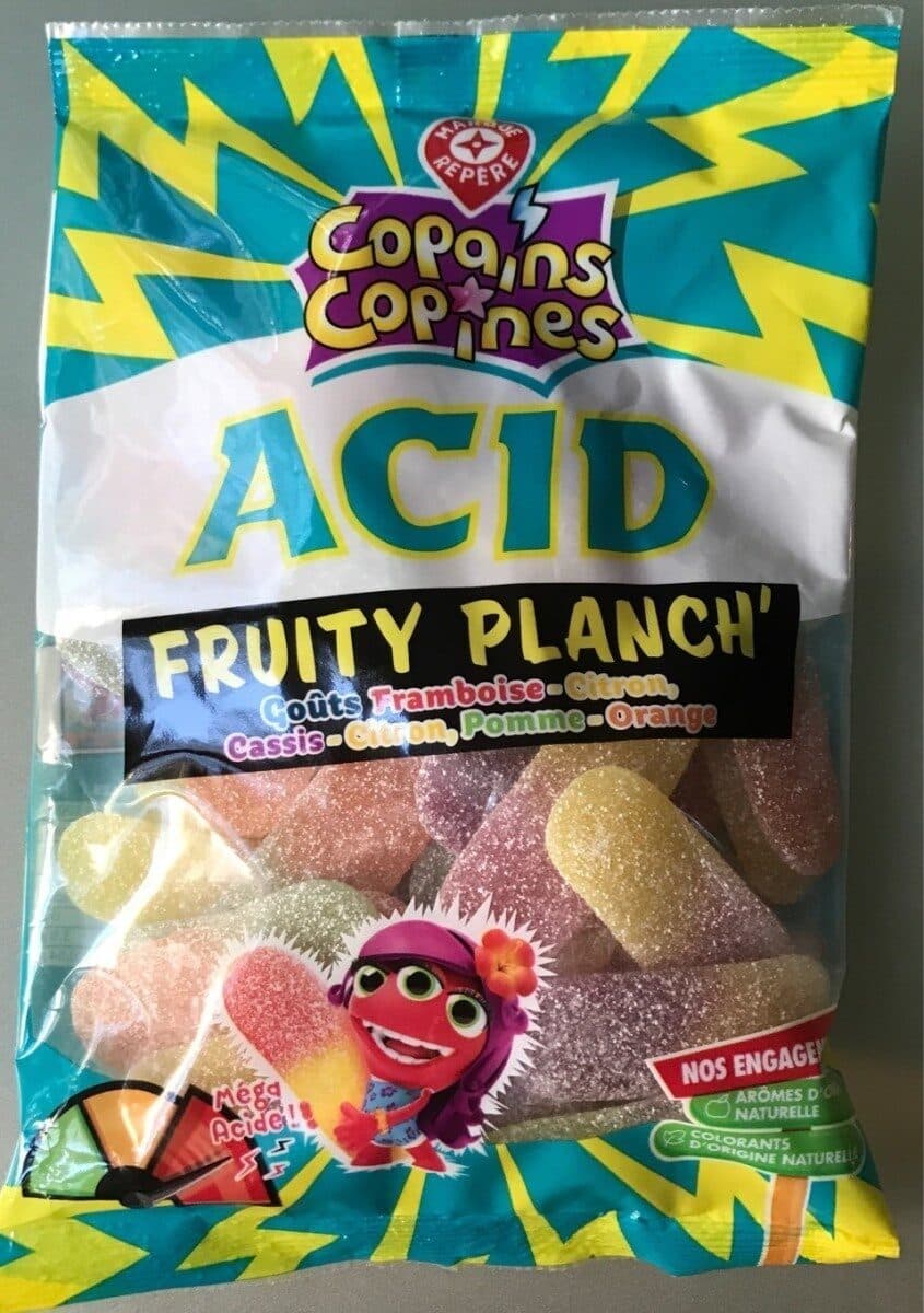Marque Repère Planch' acid goût fruits packshot