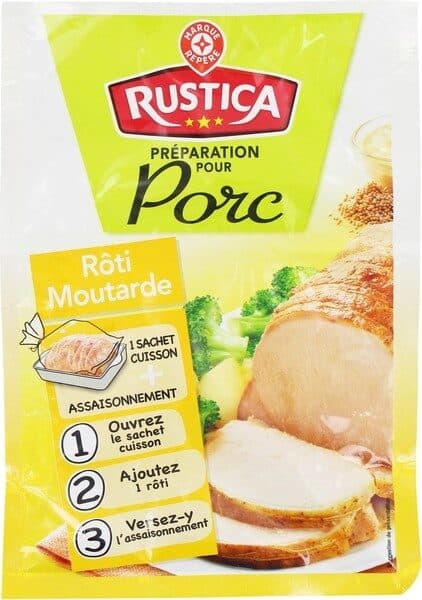 Marque Repère Sachet cuisson rôti à la moutarde packshot