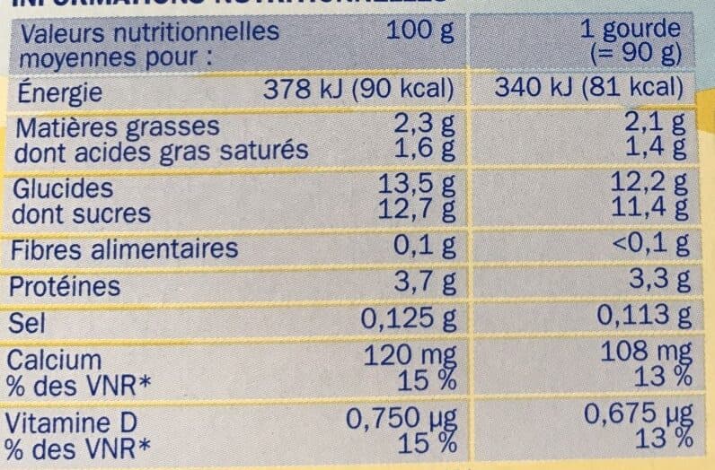 Délisse Yaourts en gourde abricot et fraise x 6 packshot