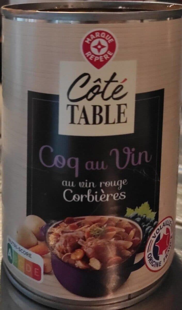 Marque Repère Coq au Vin aux pommes de terre et aux carottes packshot