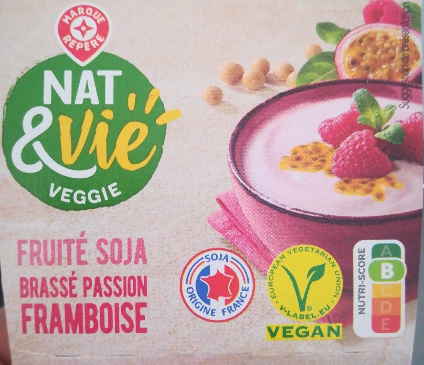 Marque Repère Fruité soja framboise passion brassé packshot