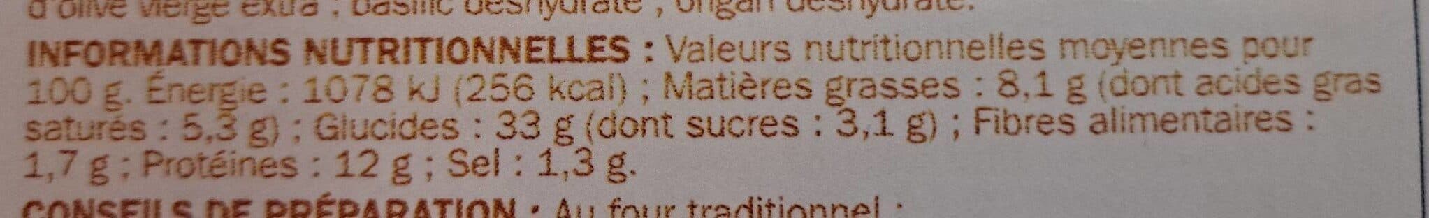 Marque Repère Pizza 3 fromages packshot