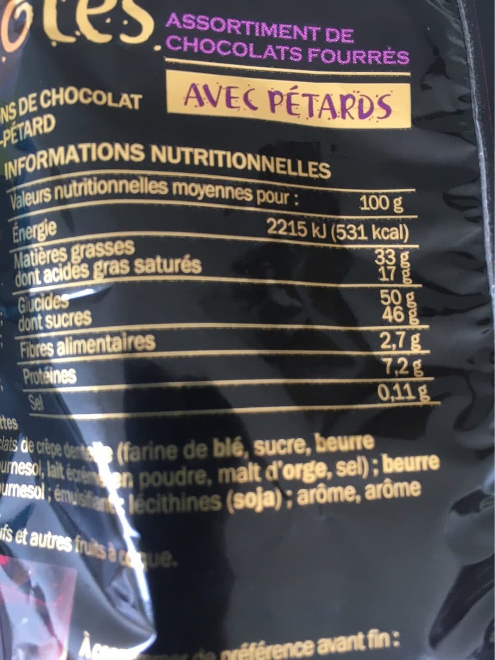 Equador Papillotes chocolat Equador Avec petard packshot