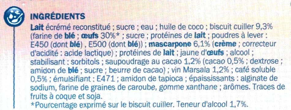 Marque Repère TIRAMISU packshot