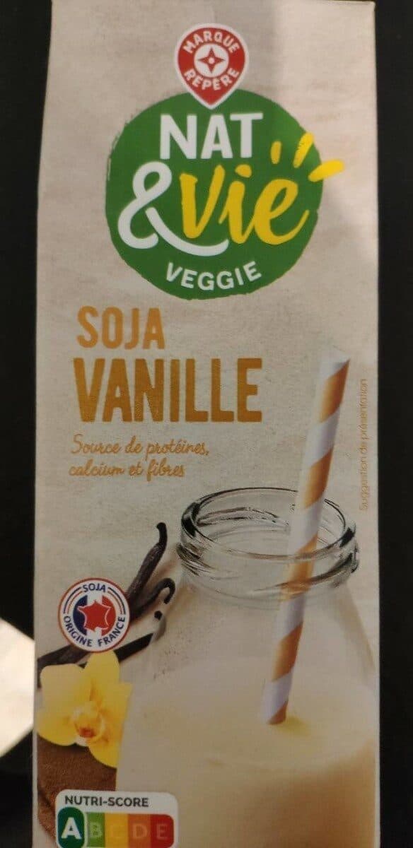 Marque Repère Boisson au soja vanille brique - 1 l PACK packshot