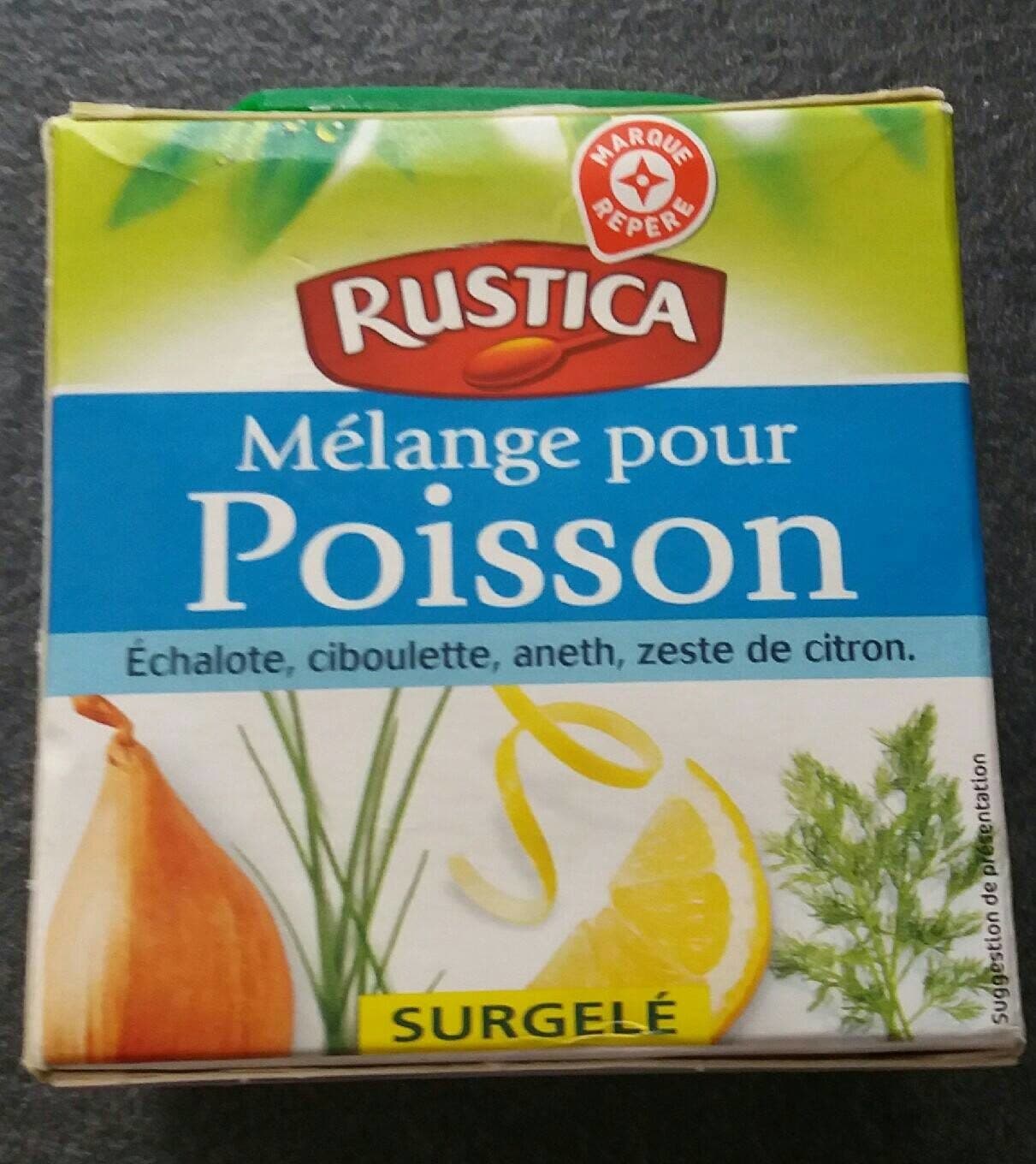 Marque Repère Mélange pour poisson surgelé packshot