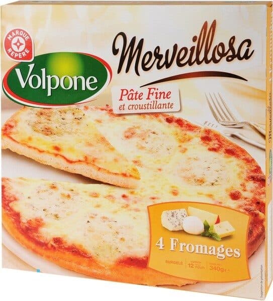 Marque Repère Pizza Merveillosa 4 fromages packshot