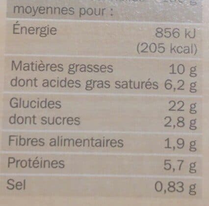 Marque Repère Tartes aux poireaux packshot