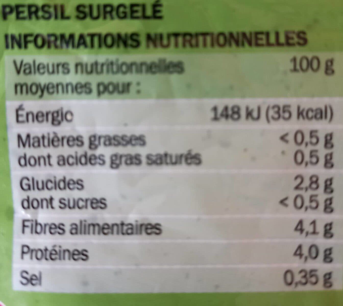 Rustica Persil finement ciselé packshot