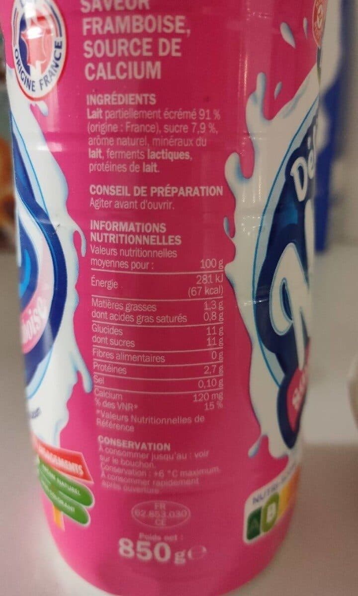 Délisse Yaourt à boire Delisse Framboise packshot