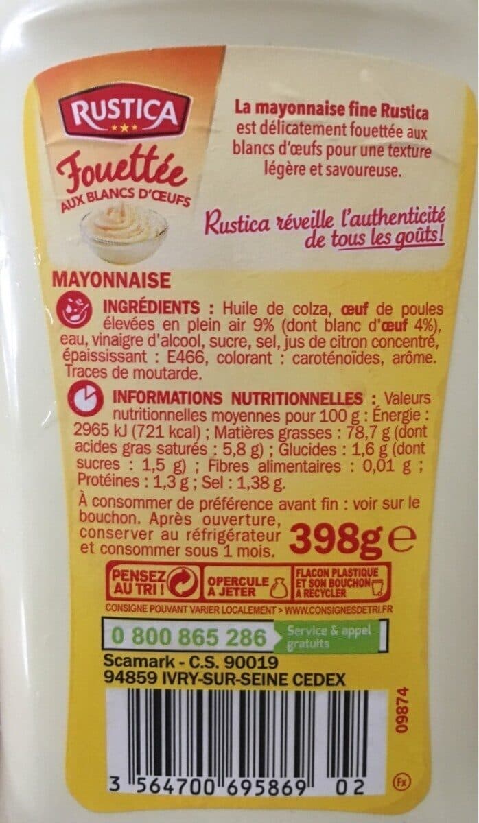 Marque Repère Mayonnaise fine fouettée packshot
