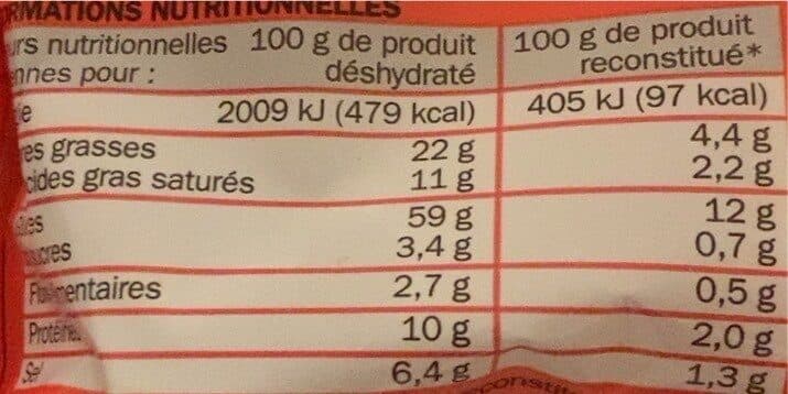 Marque Repère Nouilles instantanées (saveur boeuf) packshot