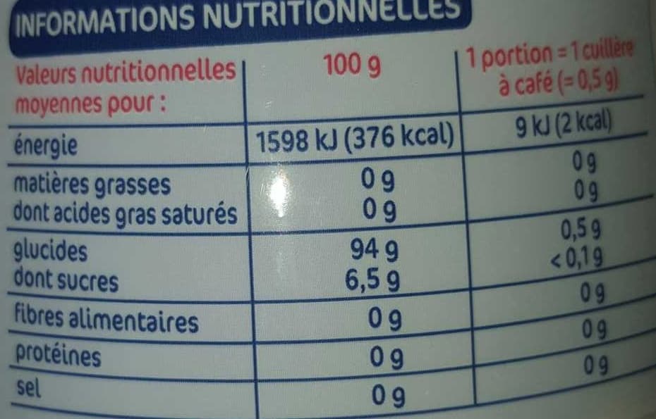 Marque Repère Edulcorant sucralose en poudre packshot