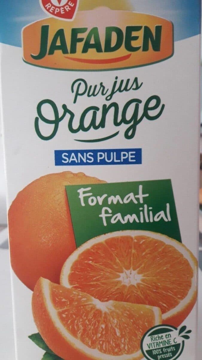 Marque Repère Pur jus d'orange sans pulpe packshot