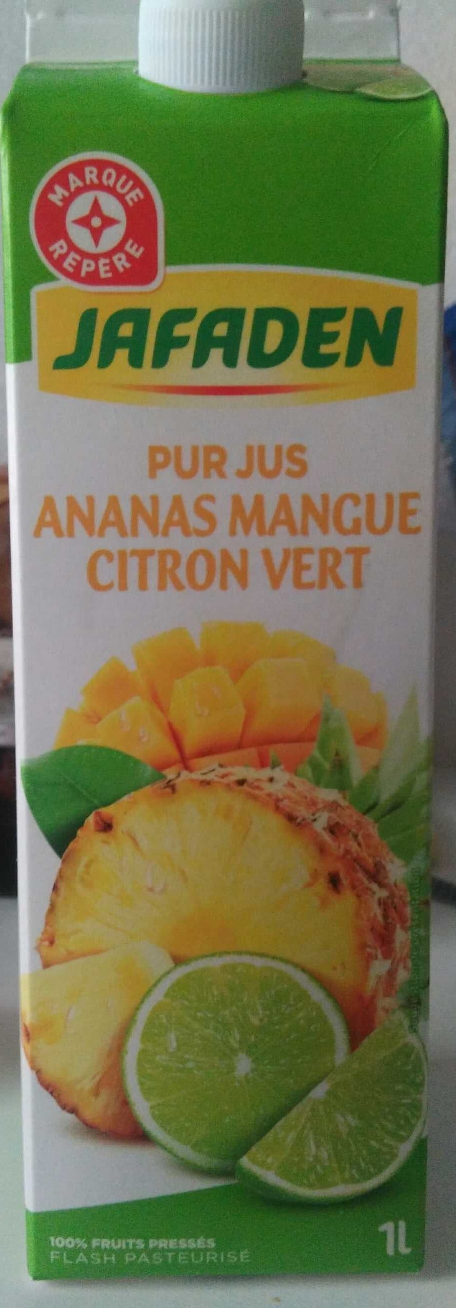 Marque Repère Pur jus ananas mangue et citron vert packshot