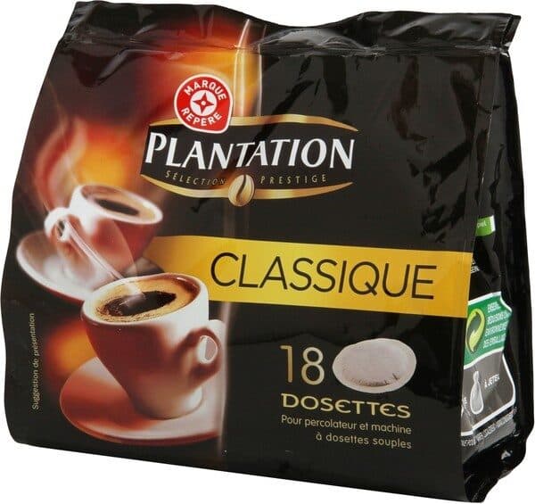 Marque Repère Dosettes café arabica classique x 18 packshot