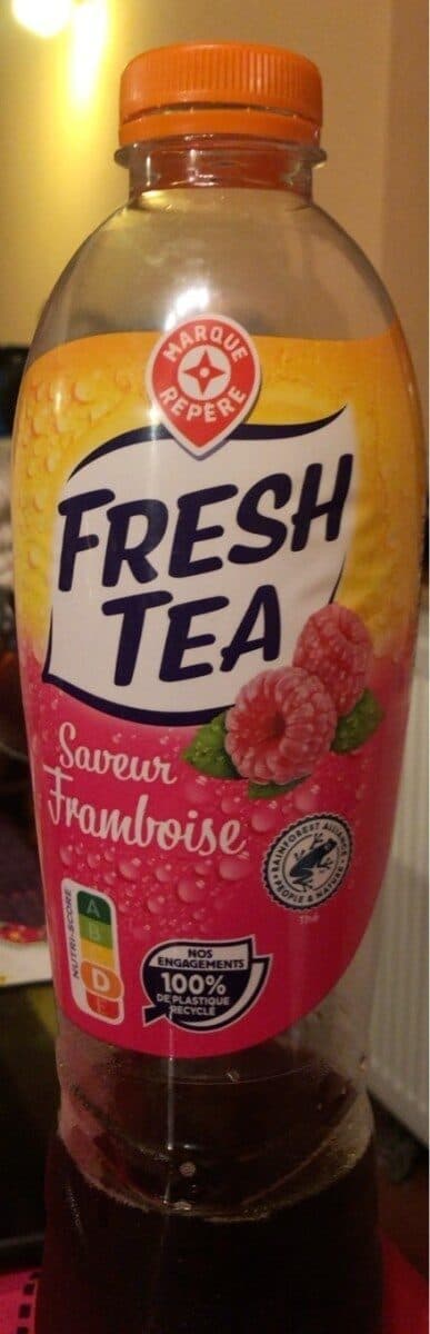 Marque Repère Thé glacé saveur framboise packshot