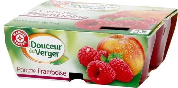 Marque Repère Dessert Pomme Framboise packshot