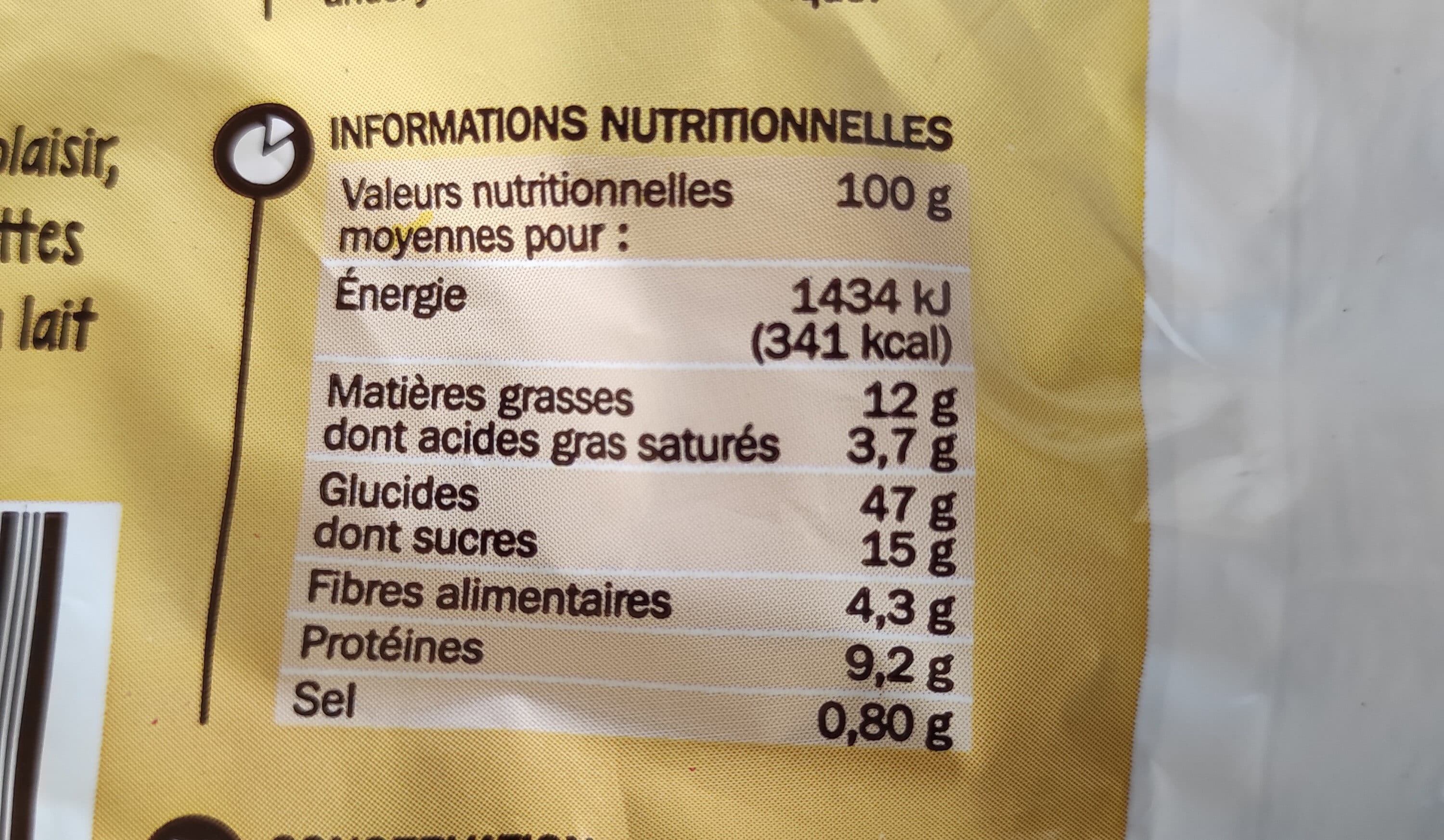 Marque Repère Briochettes pépites de chocolat x 12 packshot