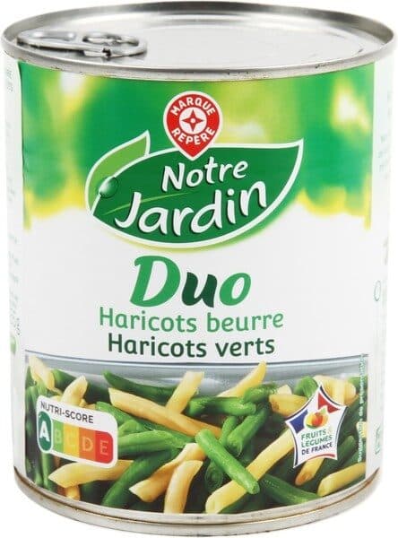 Marque Repère Duo haricots verts/beurre packshot