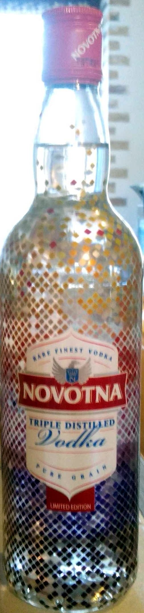 Novotna Triple distilled Vodka packshot