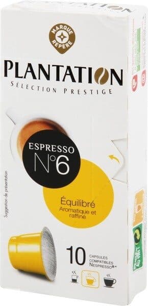 Marque Repère Capsules de café équilibre x 10 packshot