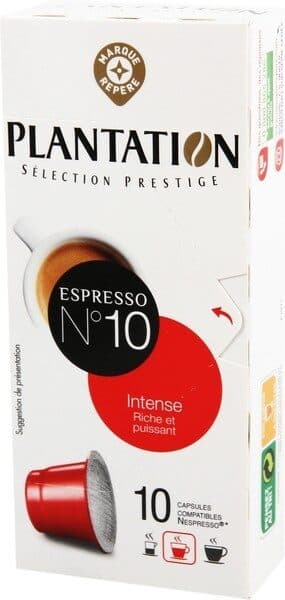 Marque Repère Capsules de café intense x 10 packshot