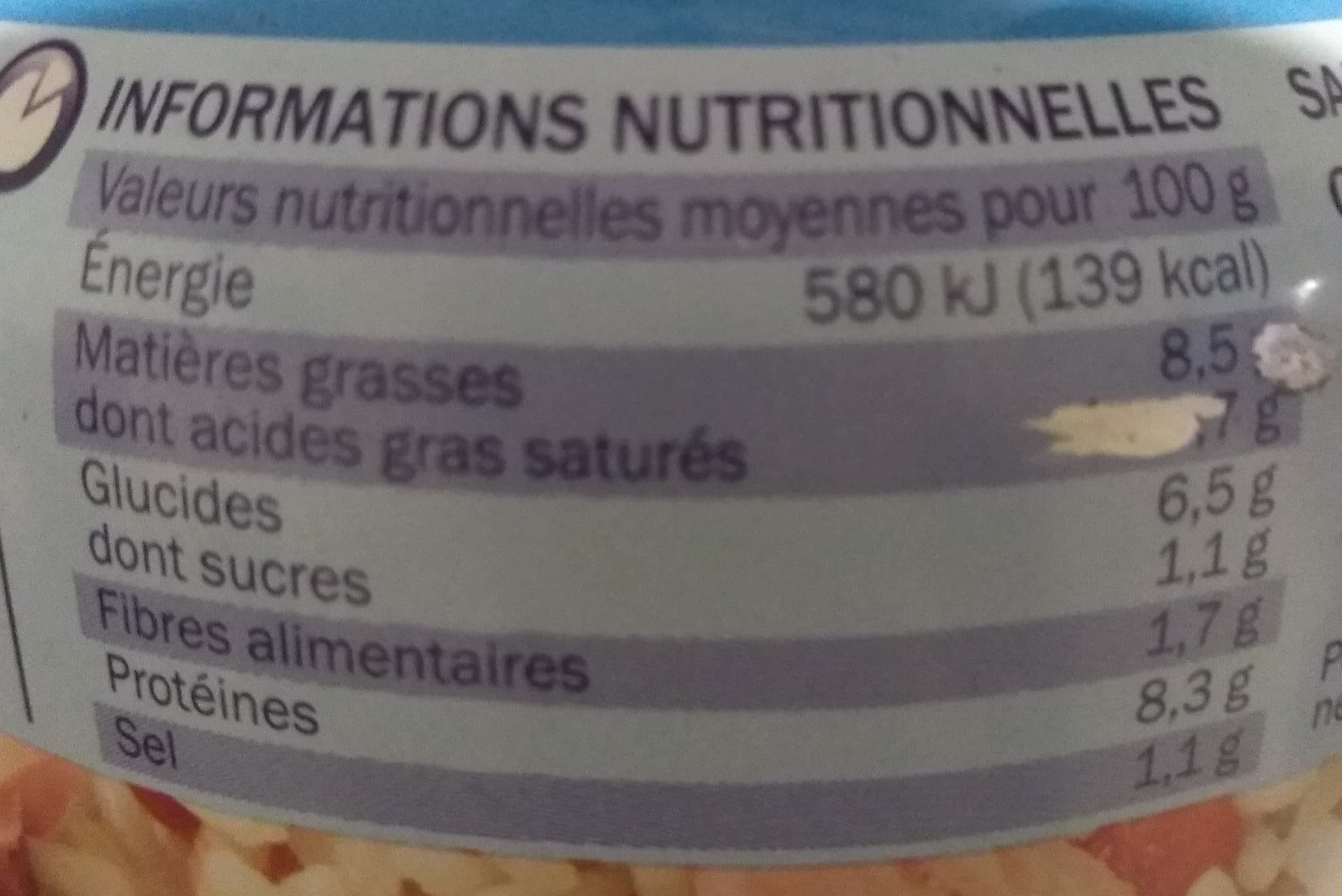 Marque Repère Salade de riz et thon packshot