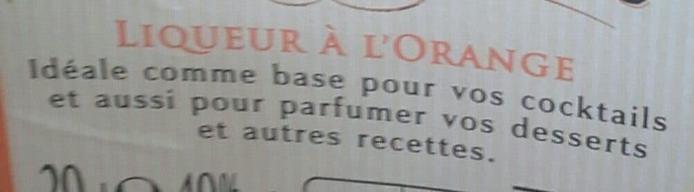 Marque Repère Liqueur à l'orange 40° - 20 cl I packshot
