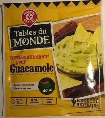 Marque Repère Assaisonnement pour guacamole packshot
