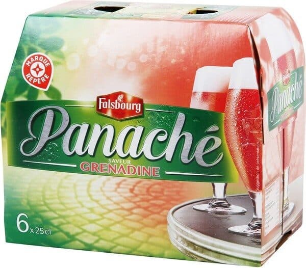 Marque Repère Panaché saveur grenadine 0.7% vol packshot