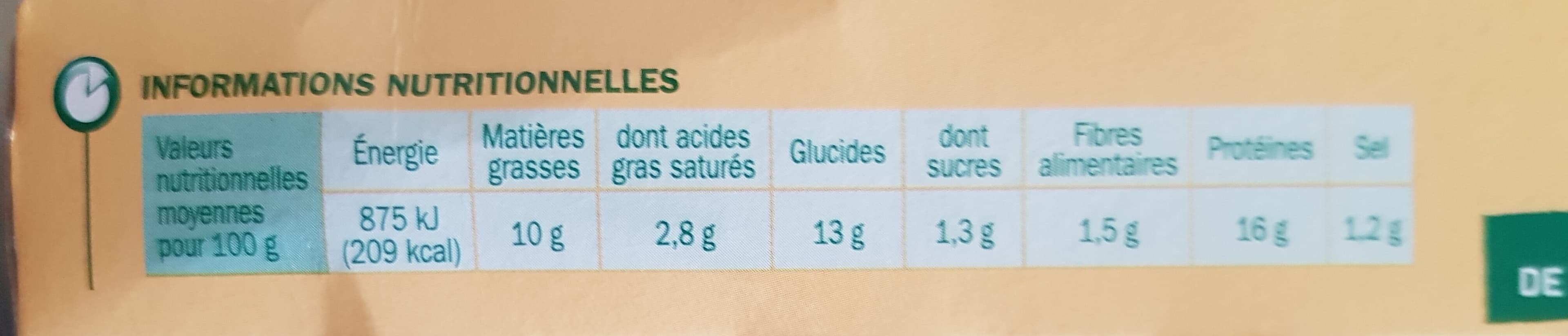 Marque Repère Escalopes cordon bleu comté x 2 packshot